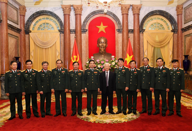 Tham dự buổi lễ có Đại tướng Lương Cường, Bí thư T.Ư Đảng, Ủy viên Thường vụ Quân ủy T.Ư, Chủ nhiệm Tổng cục Chính trị Quân đội nhân dân Việt Nam cùng đại diện lãnh đạo các ban, bộ, ngành, cơ quan T.Ư.