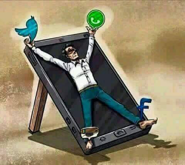 Cuộc sống chúng ta đang dần bị giam cầm trong mạng xã hội.
