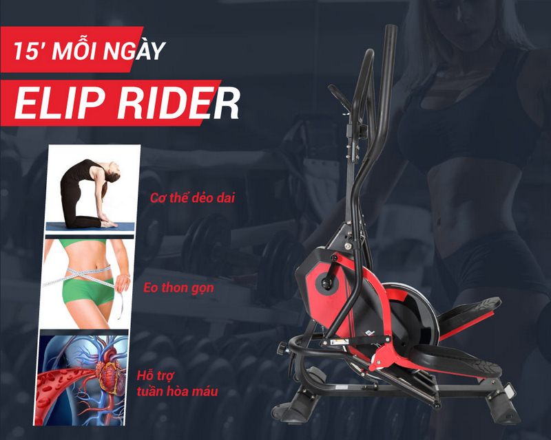 Xe đạp tập thể dục ELIP Rider