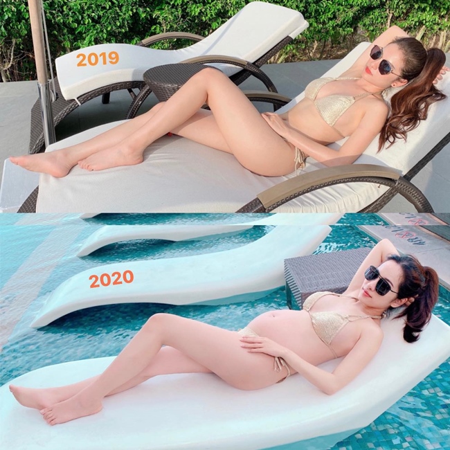 Bà xã Dương Khắc Linh chia sẻ ảnh mặc bikini năm 2019 và 2020 sau khi mang thai. Sara Lưu được chồng hết mực yêu thương cưng chiều. Cặp đôi thường chia sẻ ảnh đi du lịch, tận hưởng cuộc sống.
