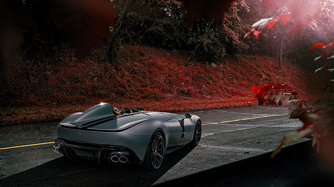 Hàng độc Ferrari Monza SP1 độ ống xả mạ vàng - 9