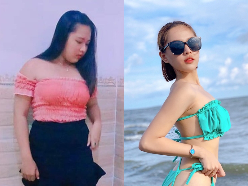 Cô gái 18 tuổi đến từ Phú Yên giảm cân ngoạn mục để&nbsp;trở thành người mẫu ảnh.