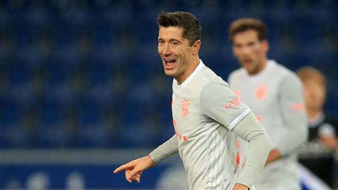 Lewandowski lập một cú đúp để tiếp tục phong độ cao từ đầu mùa