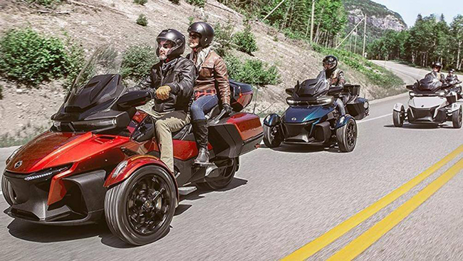 Can-Am Spyder RT 2021 là phiên bản nhằm tôn vinh cao tốc Sea-to-Sky ở British Columbia
