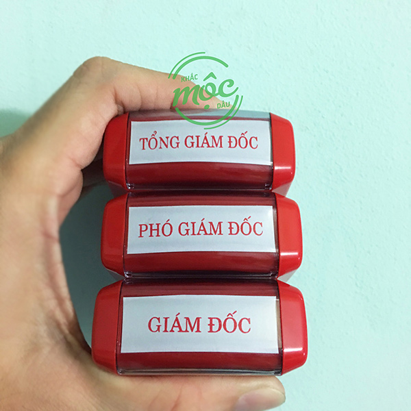 Con dấu cho các chức danh, đại diện của công ty