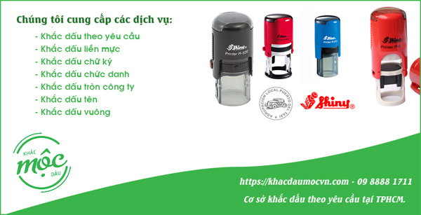 Khắc Dấu Mộc - Địa chỉ chuyên khắc dấu uy tín, chuyên nghiệp tại TPHCM