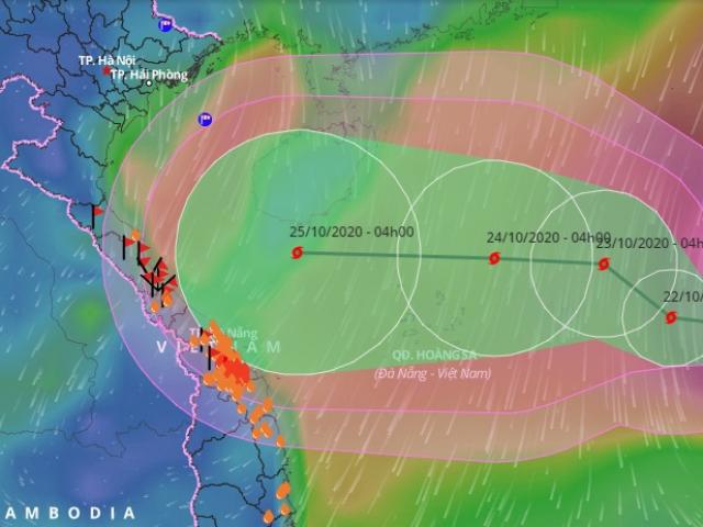 Bão Saudel giật cấp 10 chính thức vào Biển Đông, trở thành bão số 8