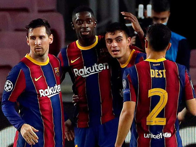 Bóng đá - Messi chói sáng, Barca đi vào lịch sử Cúp C1 nhờ "măng non"