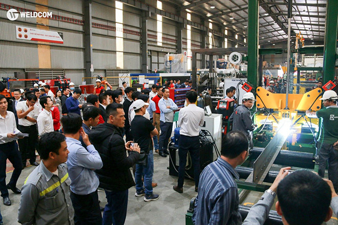 Hiệp hội Kết cấu thép Thắng Lợi tham quan các nhà máy kết cấu thép phía bắc - 5