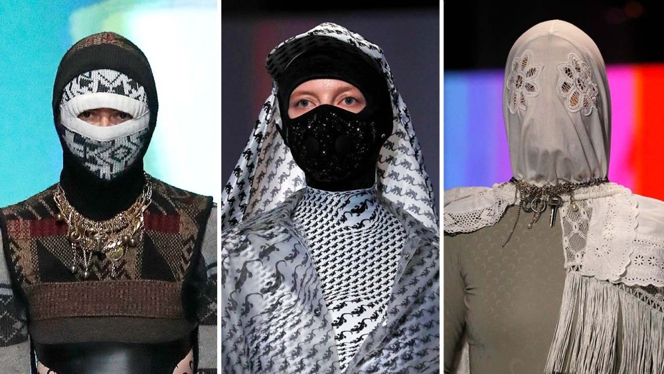 Các nhà mốt thỏa sức sáng tạo ra những bộ trang phục độc – lạ và dị nhất lấy cảm hứng từ khẩu trang và mặt nạ trong thời điểm nhiễu loạn toàn cầu của đại dịch Virus Corona.