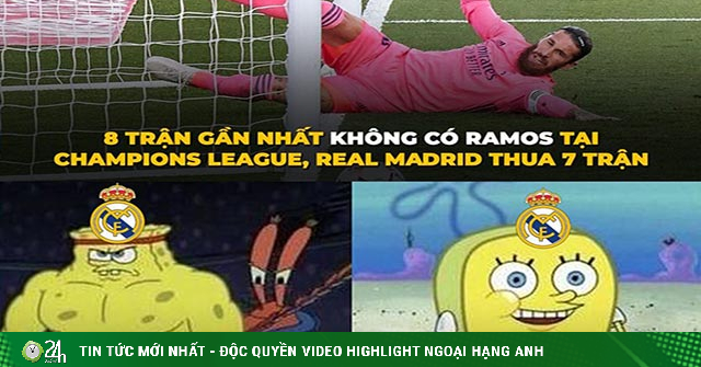 Ảnh chế: Vắng Ramos, Real Madrid chuyển sang tấu hài tại cúp C1