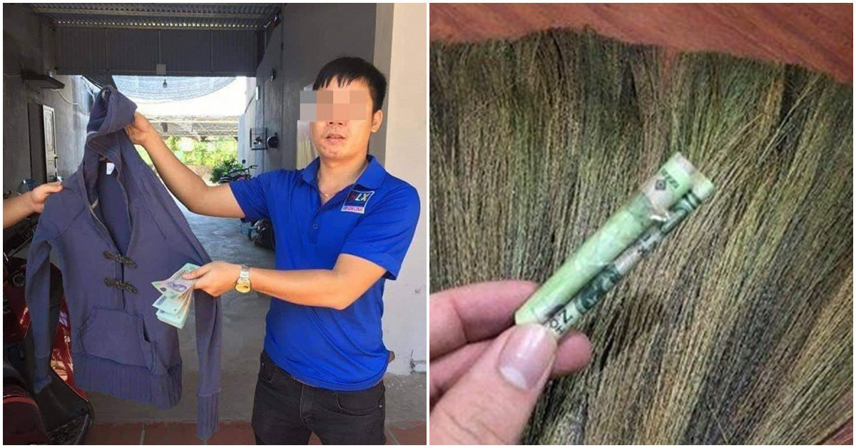 Bạn trẻ - Cuộc sống - Đội từ thiện tìm thấy 8 triệu trong túi áo cũ, dân mạng truy tìm "ông nào giấu quỹ đen đây?"