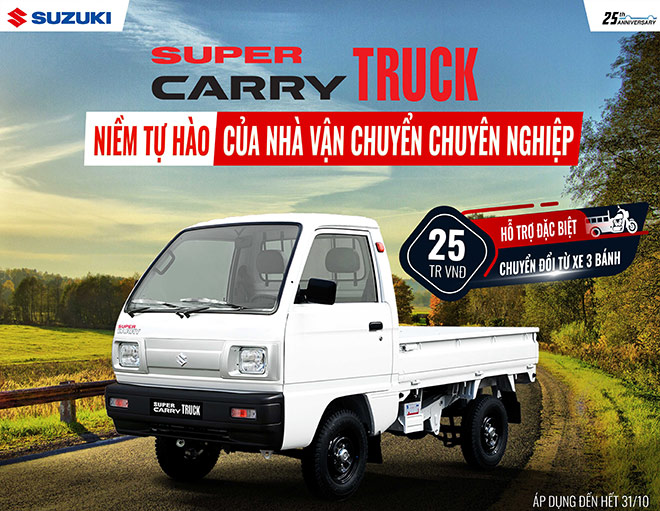 Suzuki thực hiện cách mạng hậu mãi, tung khuyến mãi đặc biệt cho xe tải nhẹ - 2