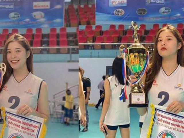 Thể thao - "Gục ngã" trước nhan sắc "gây mê" của hoa khôi bóng chuyền Thu Huyền