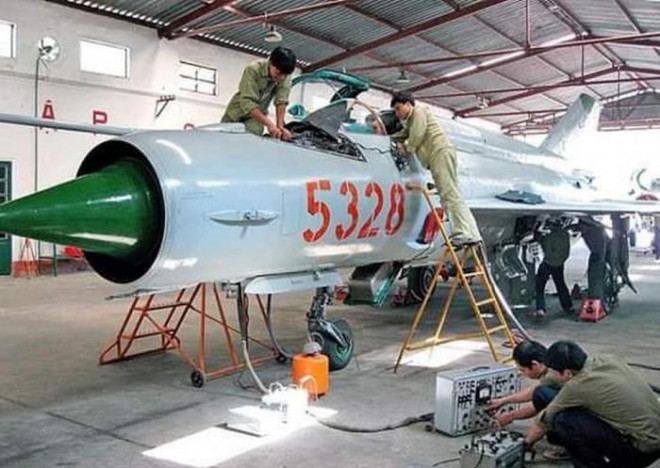 Máy bay chiến đấu MiG-21 của quân đội Việt Nam - ảnh tư liệu minh họa.