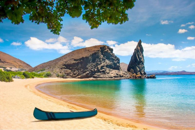 Cảnh quan ở một đảo thuộc Galapagos. Ảnh: SHUTTERSTOCK