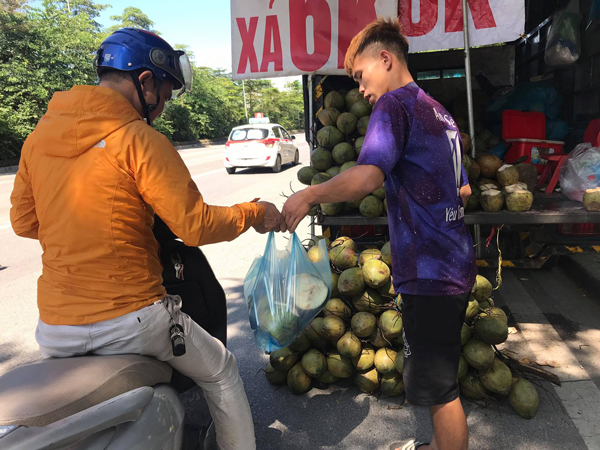 Hà Nội: Dừa xiêm bán “giá rẻ như cho”, người bán tiết lộ nguyên nhân - 2