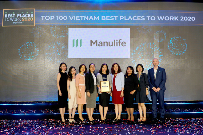 Manulife Việt Nam – Nơi làm việc tốt nhất trong ngành Bảo hiểm.