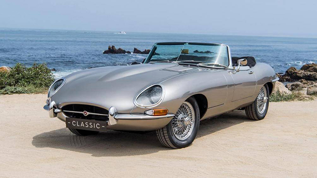 7. Classic Jaguar E-Type
