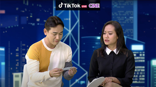 Đạo diễn, diễn viên Tiệc Trăng Máu chơi thử thách cực “lầy lội” trên livestream của TikTok - 2