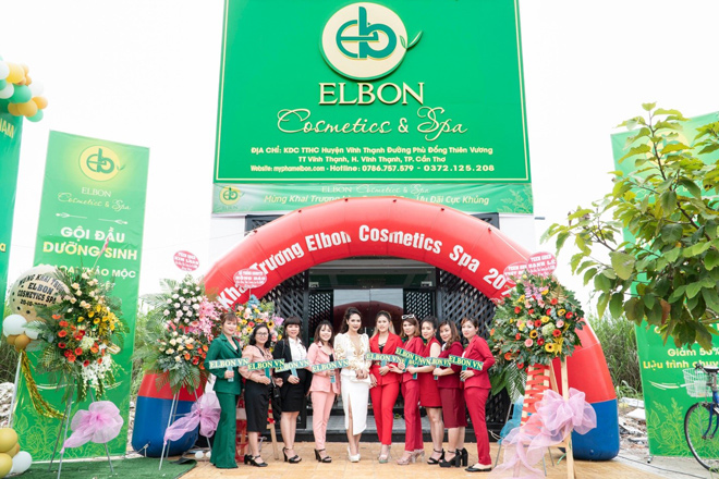 Minh Luân làm nóng sự kiện khai trương Elbon Cosmetics Spa Vĩnh Thạnh, Cần Thơ - 5