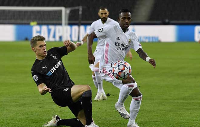 Vinicius là một trong những cầu thủ chơi tệ nhất trận Monchengladbach - Real Madrid