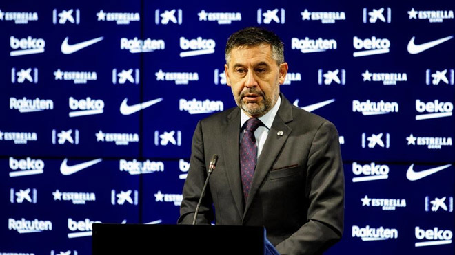 Chủ tịch của Barcelona Josep Bartomeu chính thức từ chức&nbsp;