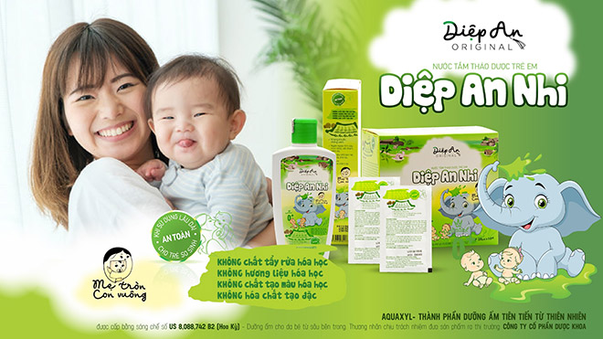 Diệp An Nhi đang là dòng sữa tắm được nhiều mẹ bỉm sữa tin dùng