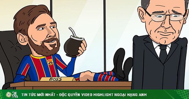 Ảnh chế: Chủ tịch Barca từ chức, Messi vui mừng ra mặt