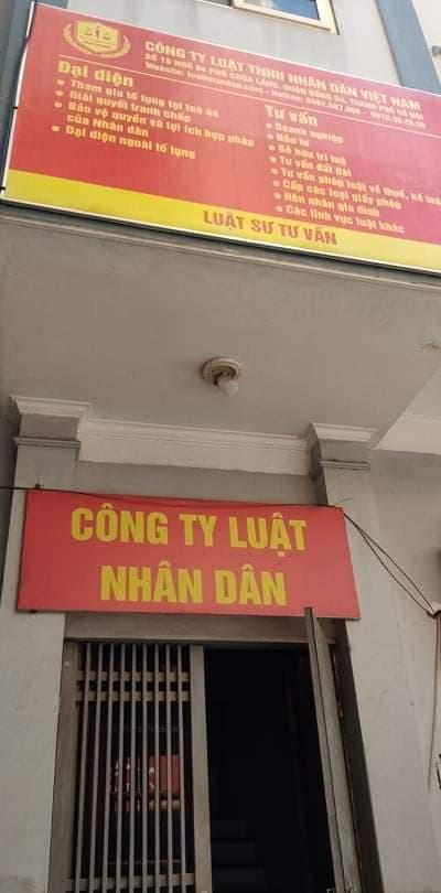 Văn phòng công ty Luật Nhân Dân