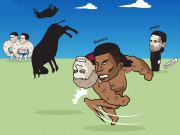 Tranh vui - Ảnh chế: MU vùi dập đối thủ ở cúp C1 khiến Arsenal &quot;run sợ&quot;
