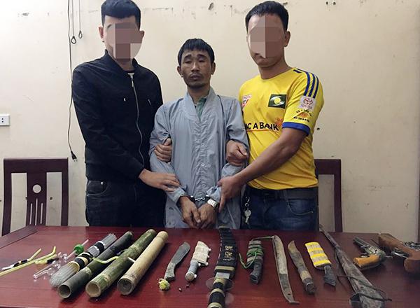 Đối tượng Hoàng Hải Âu cùng tang vật