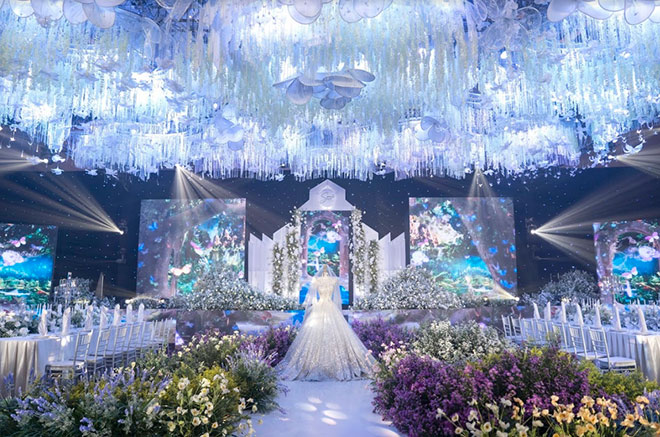 Đám cưới của chuyên gia trang trí tiệc cưới Simon Tứ hoành tráng cỡ nào? - 1