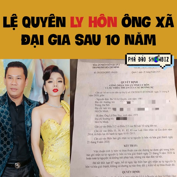 Lệ Quyên chính thức xác nhận ly hôn chồng là ông chủ phòng trà giàu nhất Sài Gòn - 1