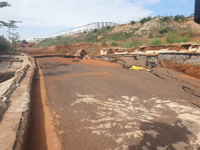 Trong thời gian qua đã xảy ra 5 lần sụp lún gây thiệt hại hàng chục tỉ đồng