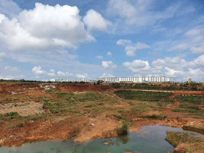 Dự án cơ sở hạ tầng kỹ thuật bên trong và bên ngoài hàng rào Khu công nghiệp Nhân Cơ có tổng mức đầu tư gần 1.000 tỉ đồng