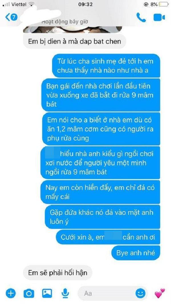 Chưa được ăn đã bị nhà bạn trai bắt rửa 9 mâm cỗ, cô gái có màn phản đòn cực "gắt" - 2