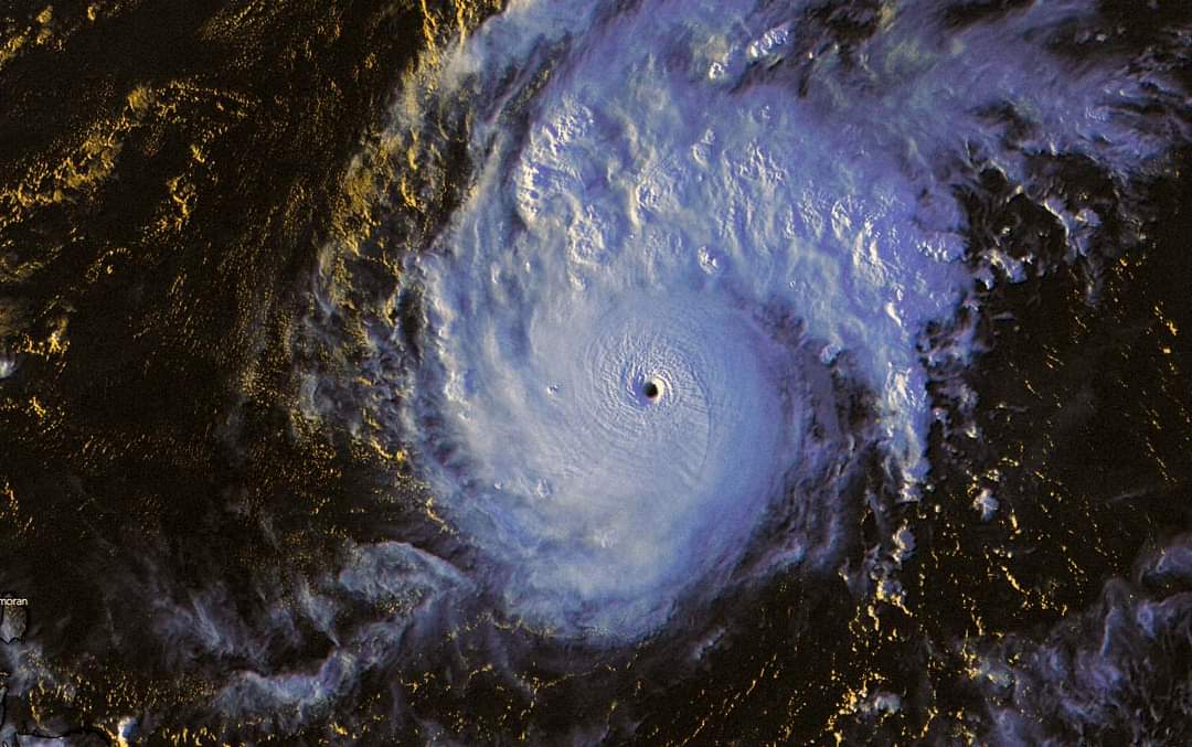 Goni được đánh giá là cơn bão mạnh nhất thế giới năm nay (ảnh: Reuters)
