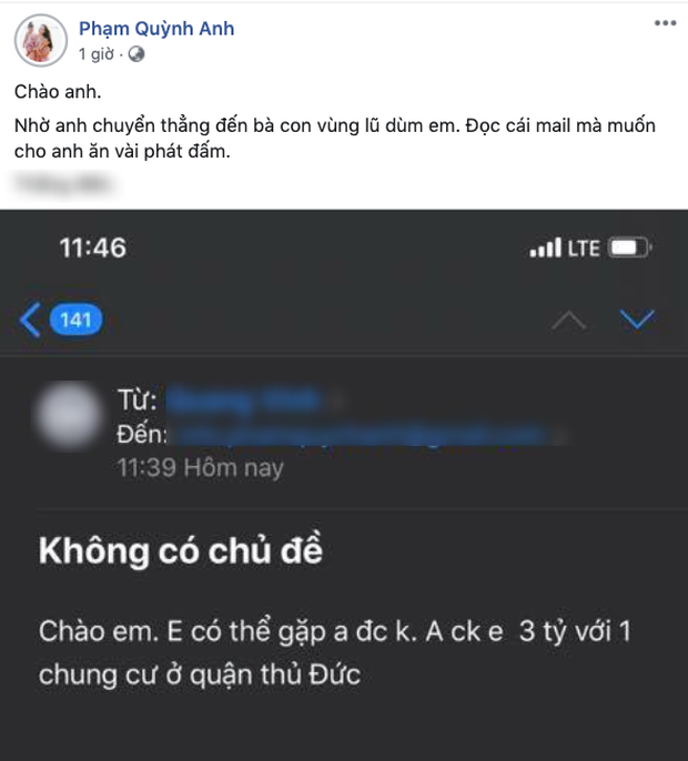 Phạm Quỳnh Anh được người đàn ông lạ tặng 3 tỷ, 1 chung cư và cái kết bất ngờ - 1