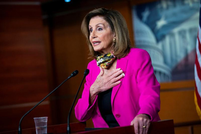 Chủ tịch Hạ viện Nancy Pelosi kêu gọi Đảng Dân chủ chuẩn bị cho kịch bản không ứng viên nào giành được 270 phiếu đại cử tri cần thiết để trở thành chủ nhân tiếp theo của Nhà Trắng. Ảnh: Reuters
