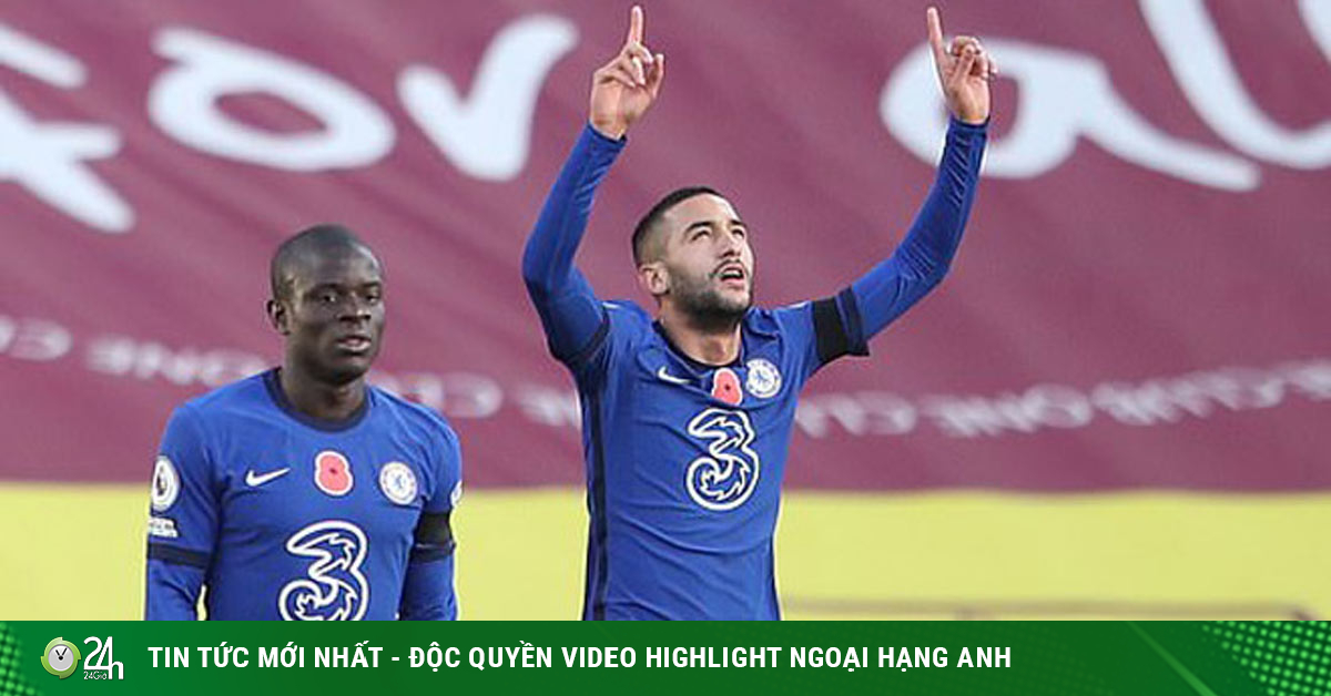 Chelsea đại thắng vào top 4: Song sát Ziyech - Werner cán mốc lịch sử