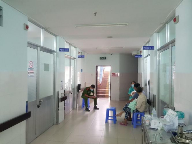 Khu điều trị của ông Trường được công an canh gác nghiêm ngặt