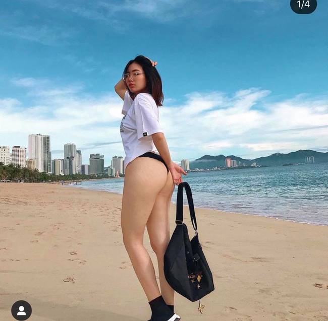 Trước khi đến với gym, Hoàng Mai tiết lộ vòng eo của cô 70cm, vòng 3 chỉ 96cm.&nbsp;
