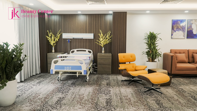 Tại JK Beauty Center cơ sở vật chất hiện đại, trang thiết bị đạt chuẩn quốc tế
