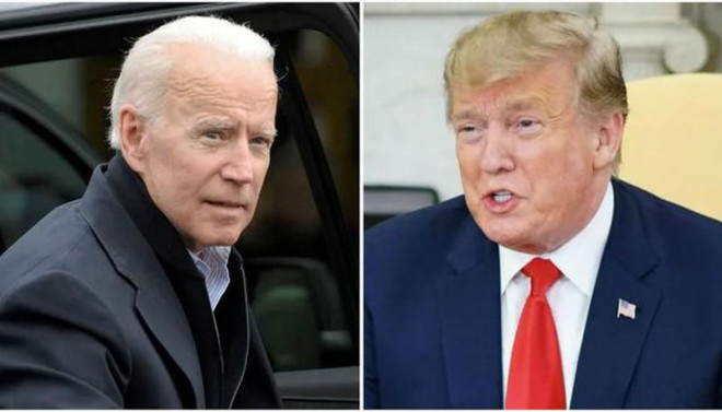 Ông Biden (trái) đang giành lợi thế trước ông Trump trên thị trường cá cược. Ảnh: THE HILL