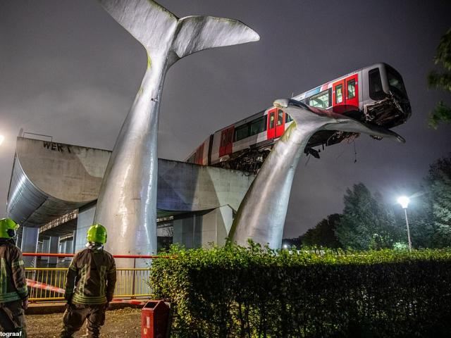 Phi thường - kỳ quặc - Tàu điện trên cao lao đầu xuống đất, tượng đuôi cá voi “thần kỳ” ngăn tai nạn thảm khốc