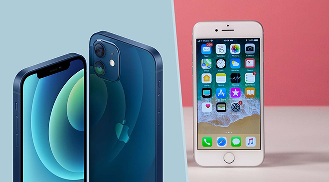 iPhone 12 và iPhone 8: Sau 3 năm, chúng khác nhau những gì? - 1