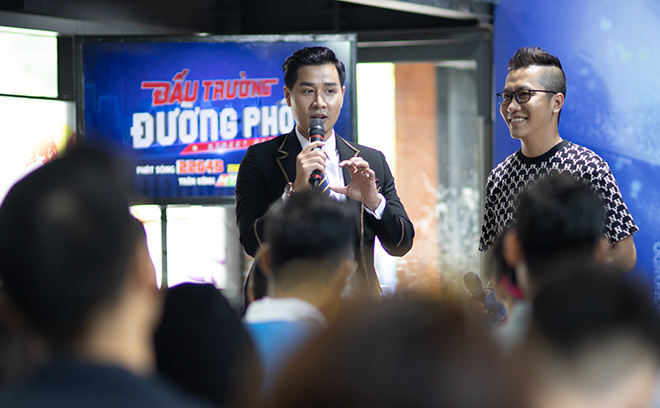 MC Nguyên Khang và Hoàng Rapper có mặt tại buổi ra mắt chương trình