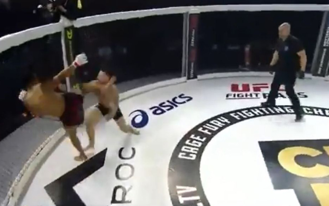 Cú knock-out thần sầu ở sự kiện Cage Fury FC 87