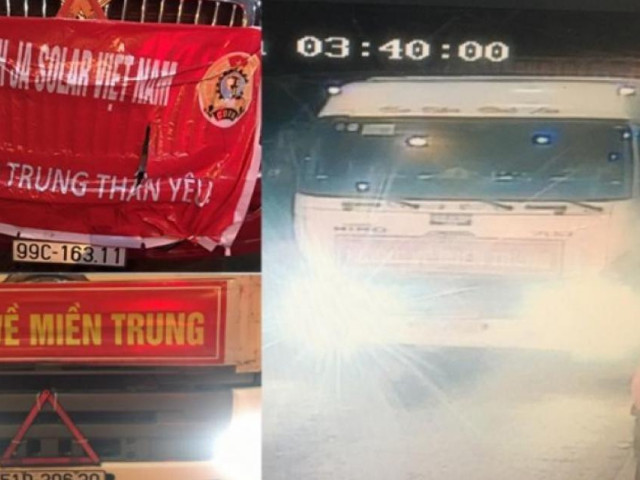 Tin tức trong ngày - Phát hiện xe tải mượn danh chở hàng cứu trợ miền Trung để trốn phí